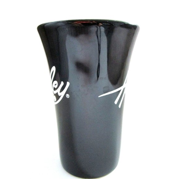 Harley Davidson Motorcycles Black Coffee Mug Cup ceramic shiny applique 2011 - Picture 3 of 8